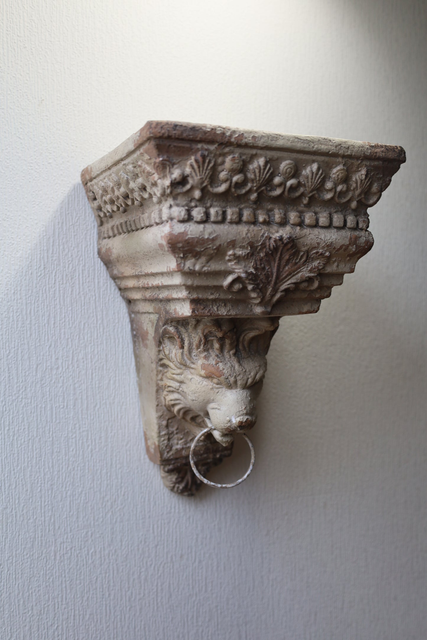 Shabby Chic Wandkonsole - Mediterrane Wanddeko im Landhausstil {{ Shabby Chic und Landhaus Deko }} {{ www.Stein-Alt.de The cosy Cottage }}