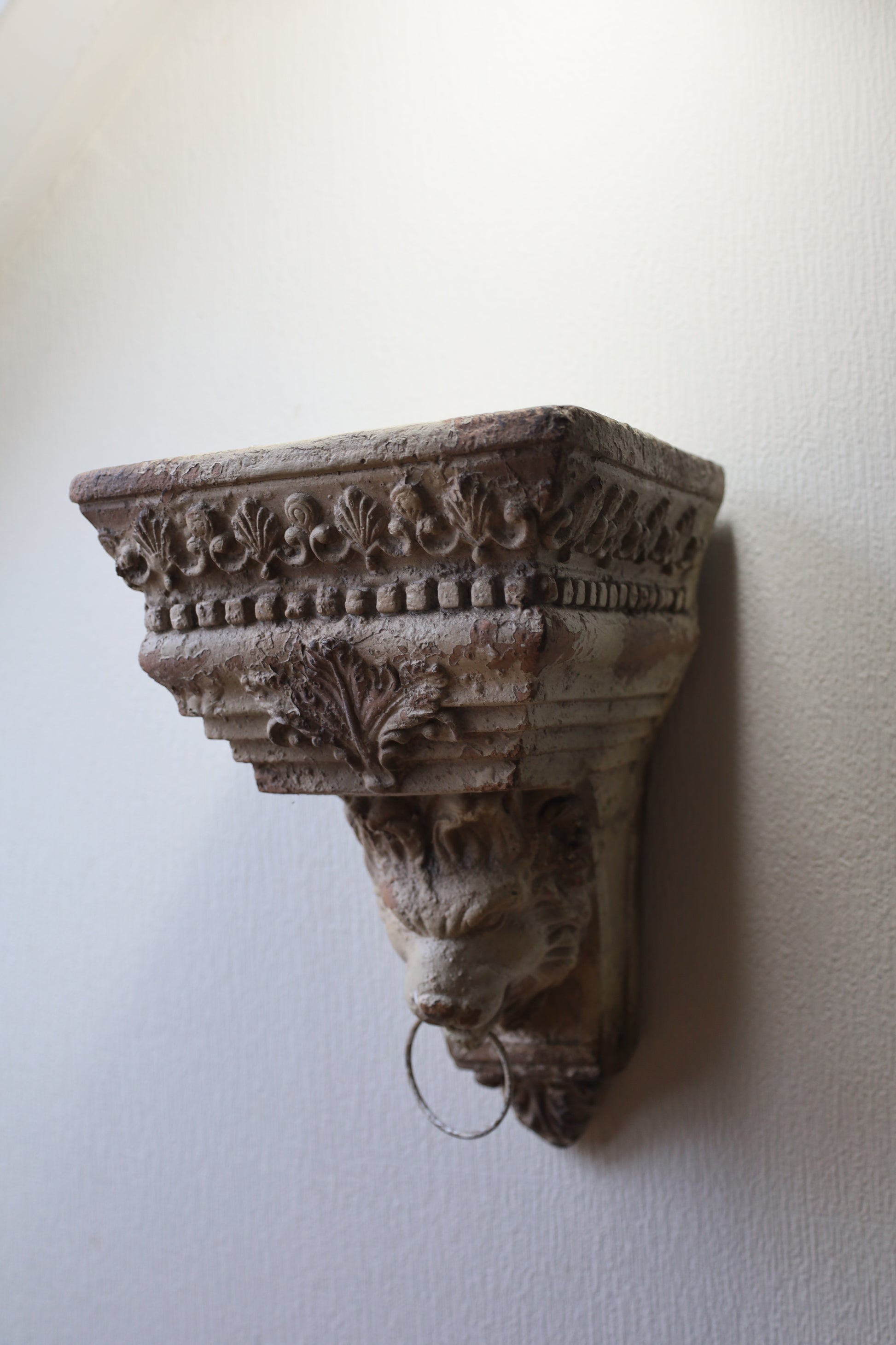 Shabby Chic Wandkonsole - Mediterrane Wanddeko im Landhausstil {{ Shabby Chic und Landhaus Deko }} {{ www.Stein-Alt.de The cosy Cottage }}