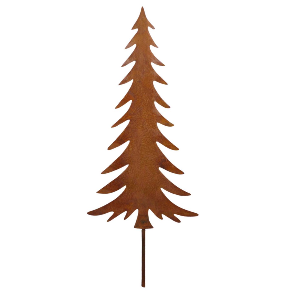 Edelrost Tannenbaum - Winterdekoration für Garten & Balkon