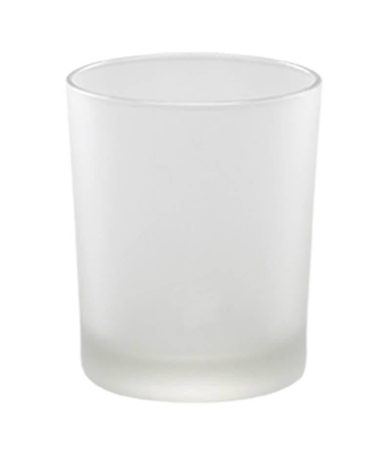 Windlicht Bär und Biene - Teelichthalter aus satiniertem Glas 8cm