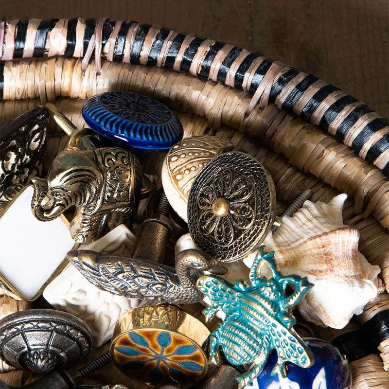 Möbelknauf Echte Muschel Maritim - Schubladengriff Landhaus Shabby Chic