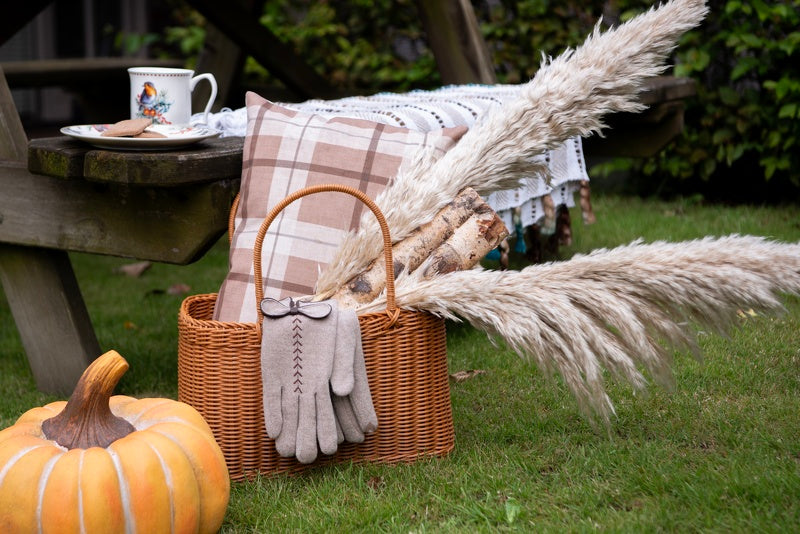 Kürbis Dekoration Herbst - Keramik Orange, Clayre & Eef