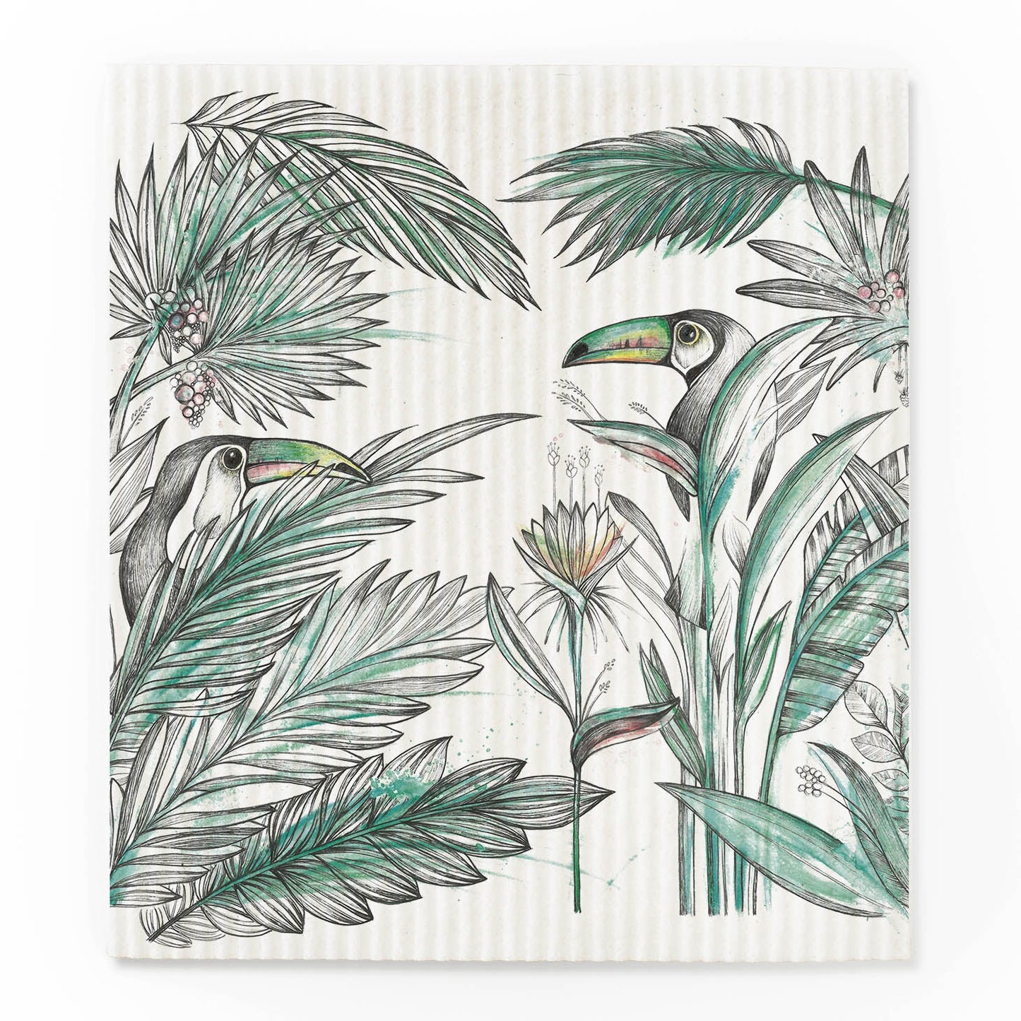 Zero Waste Schwammtücher - Bio Baumwolle & Holz, kompostierbar