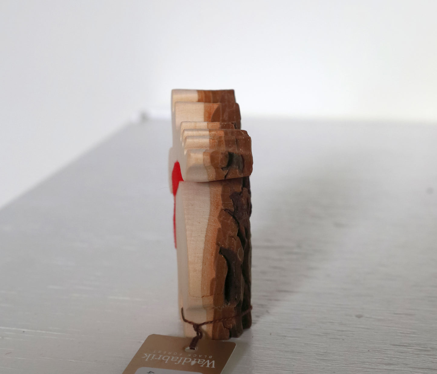 Winterliche Dekoration, Elch / Rentier aus Rindenholz