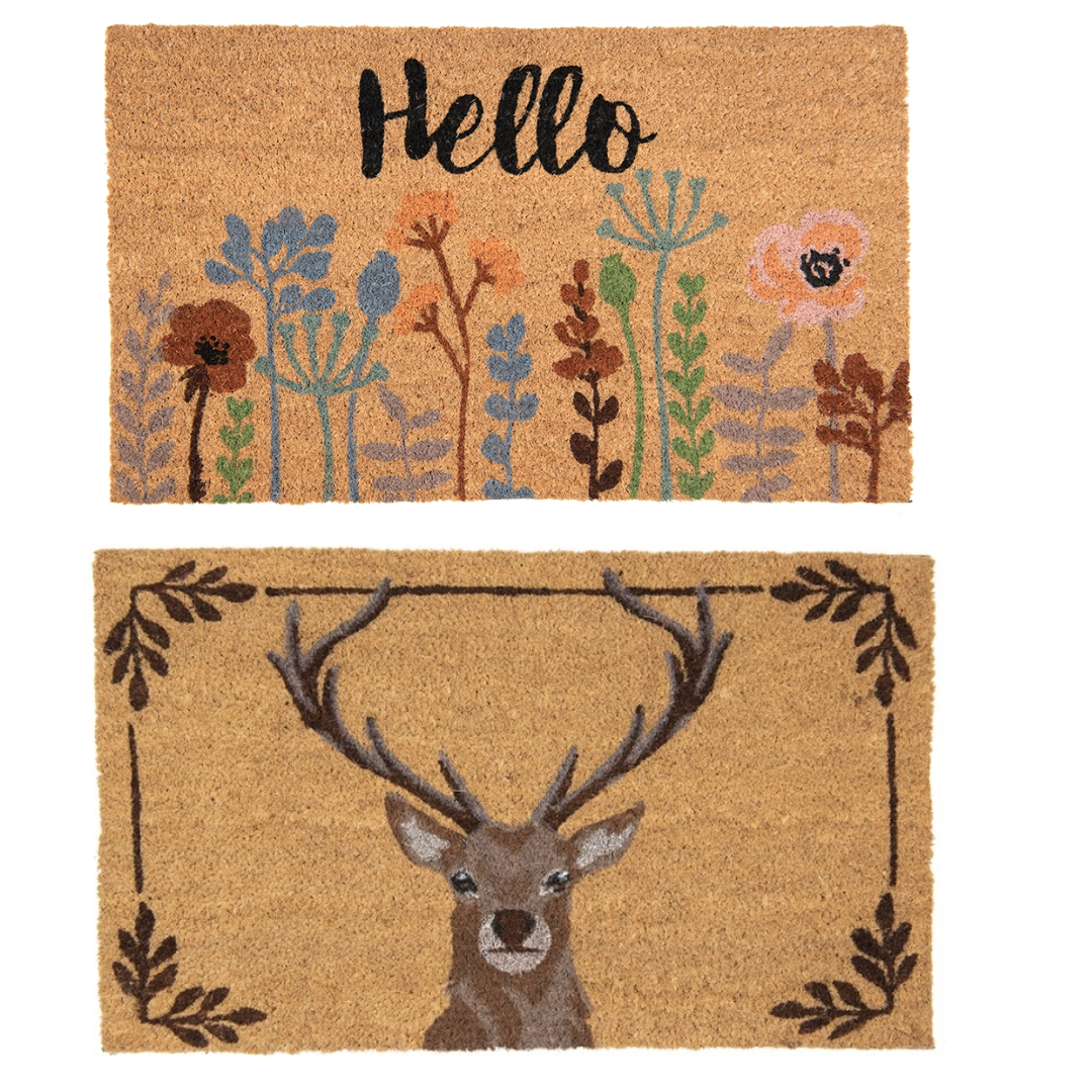 Fußmatte /Fußabtreter / Kokosmatte / Türmatte 75x45 cm