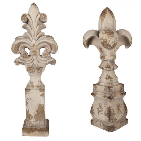 Gartendekoration Stele Französische Lilie - zarte Blüte