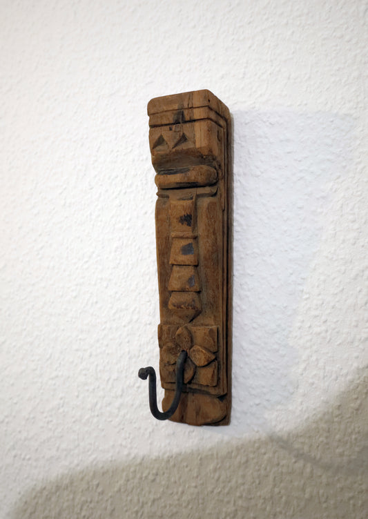 Wandhaken Altholz Vintage - Dekorativer Garderobenhaken Shabby Chic