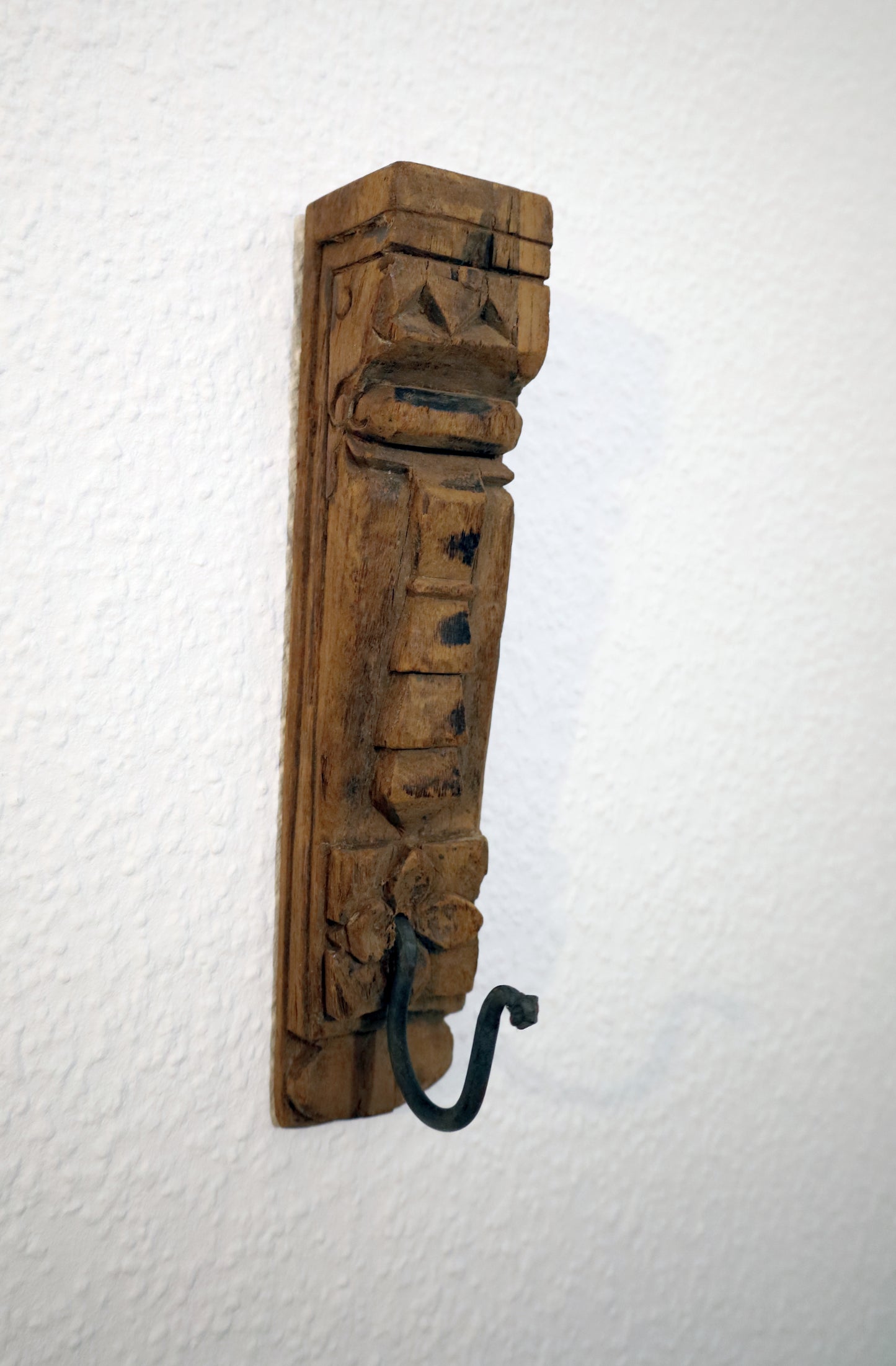 Wandhaken Altholz Vintage - Dekorativer Garderobenhaken Shabby Chic