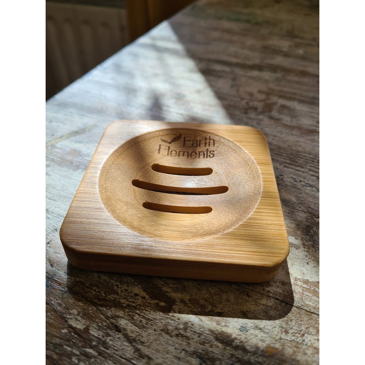 Seifenschale aus Bambus - Natürliche Seifenablage für Bad & Küche