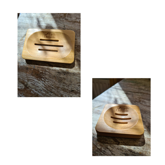 Seifenschale aus Bambus - Natürliche Seifenablage für Bad & Küche