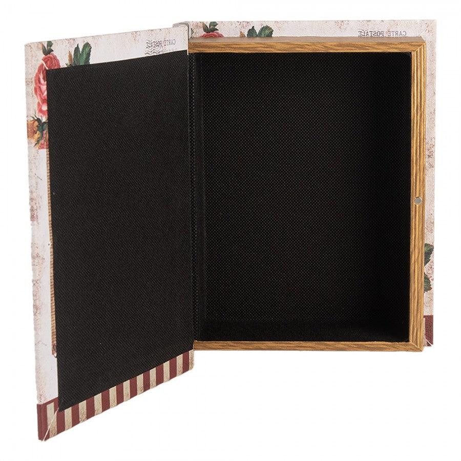 Aufbewahrungsboxen 3er Set Bücher-Design 27/22/17 cm - Romantisch Nostalgisch Vintage