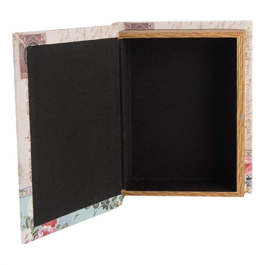 Aufbewahrungsboxen 3er Set Bücher-Design 27/22/17 cm - Romantisch Nostalgisch Vintage