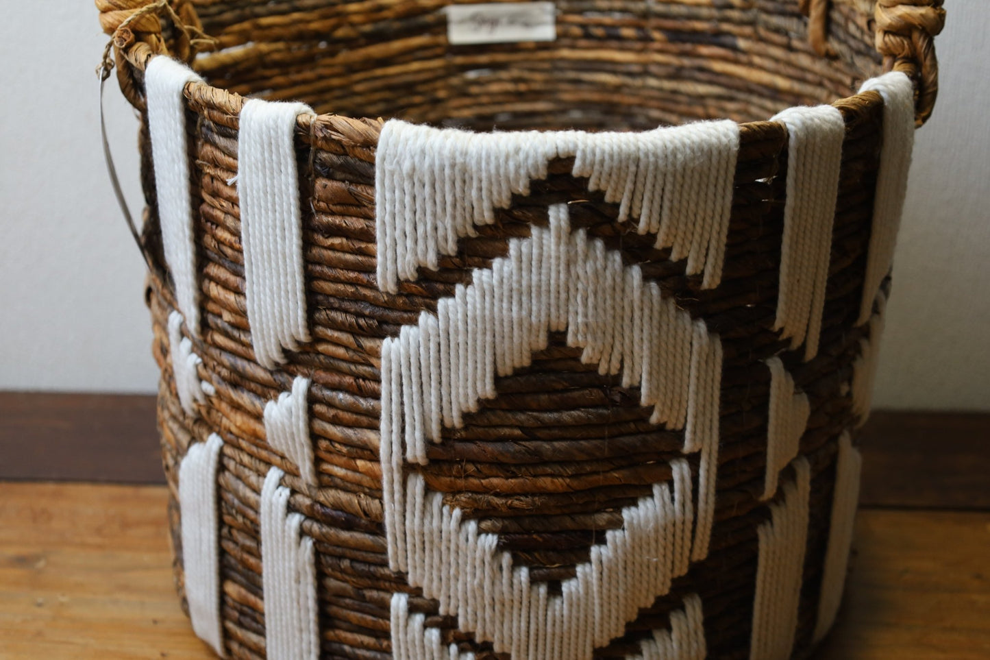 Aufbewahrungskorb Rund Natur - Wäschekorb Pflanzkorb Boho Landhausstil Ø 30/35/40 cm {{ Shabby Chic und Landhaus Deko }} {{ www.Stein-Alt.de }}