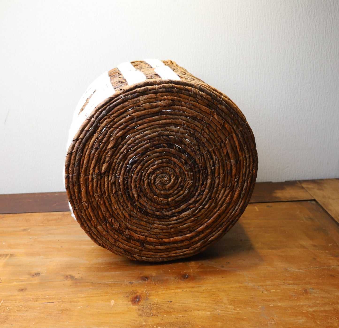 Aufbewahrungskorb Rund Natur - Wäschekorb Pflanzkorb Boho Landhausstil Ø 30/35/40 cm {{ Shabby Chic und Landhaus Deko }} {{ www.Stein-Alt.de }}