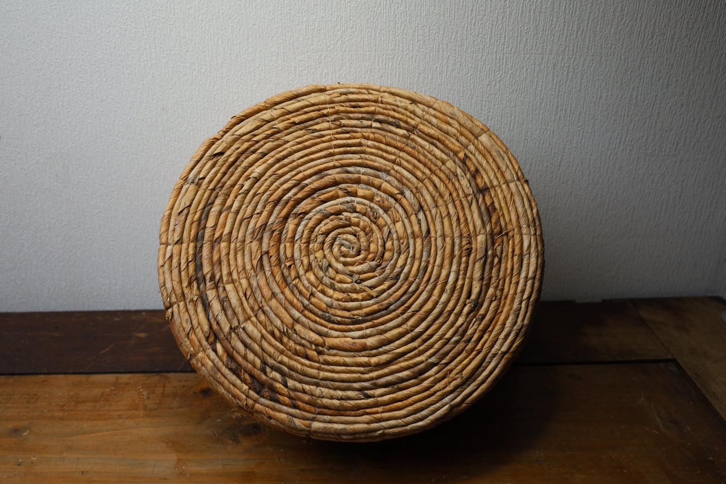 Aufbewahrungskorb Seegras mit Griffen – Handarbeit Rund Ø23-35cm {{ Shabby Chic und Landhaus Deko }} {{ www.Stein-Alt.de }}