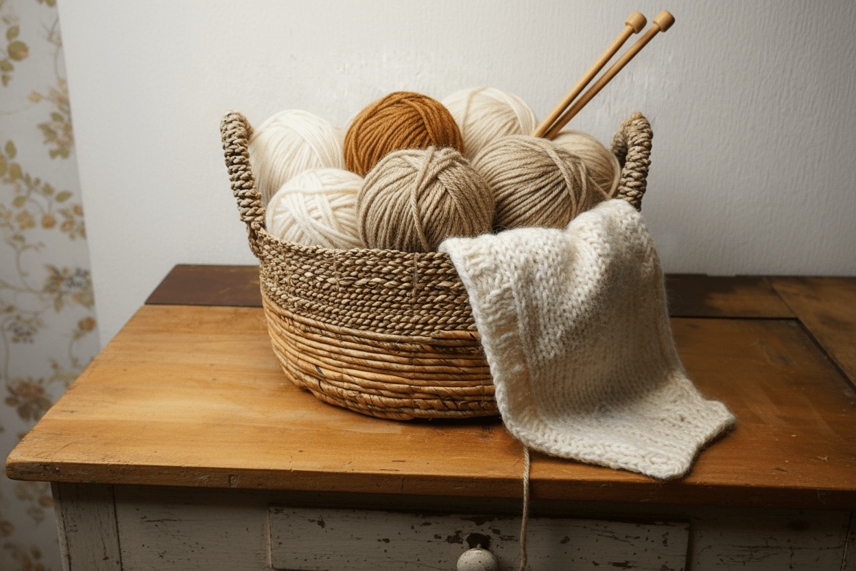 Aufbewahrungskorb Seegras mit Griffen – Handarbeit Rund Ø23-35cm {{ Shabby Chic und Landhaus Deko }} {{ www.Stein-Alt.de }}