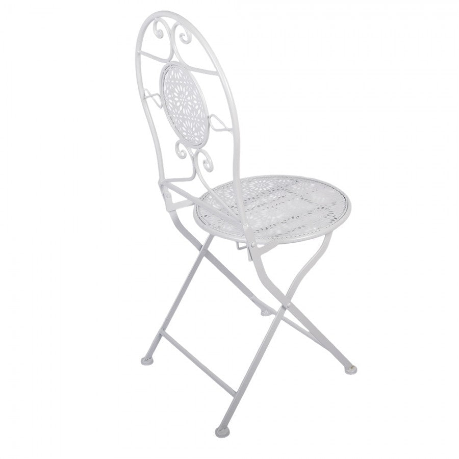 Bistro-Set 3-teilig Metall Landhausstil – Balkon & Garten {{ Shabby Chic und Landhaus Deko }} {{ www.Stein-Alt.de }}