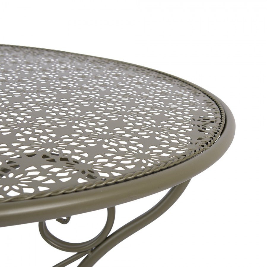 Bistro-Set 3-teilig Metall Landhausstil – Balkon & Garten {{ Shabby Chic und Landhaus Deko }} {{ www.Stein-Alt.de }}