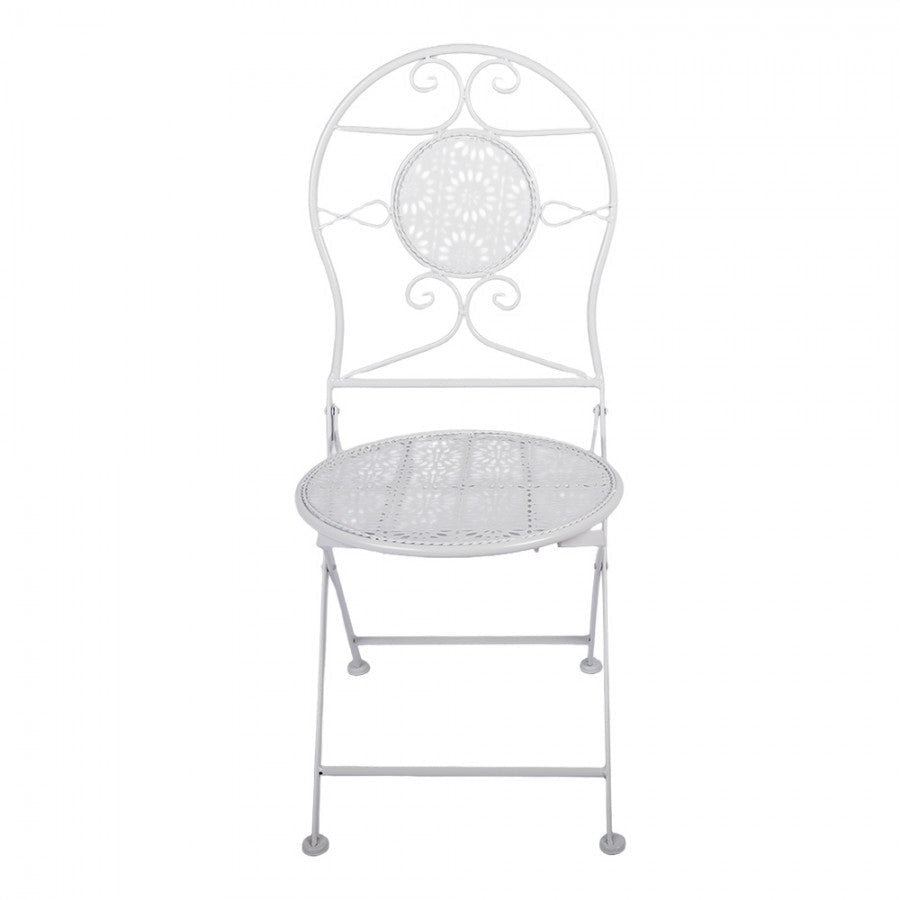 Bistro-Set 3-teilig Metall Landhausstil – Balkon & Garten {{ Shabby Chic und Landhaus Deko }} {{ www.Stein-Alt.de }}