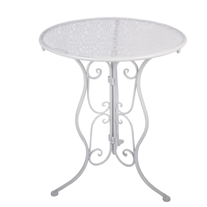 Bistro-Set 3-teilig Metall Landhausstil – Balkon & Garten {{ Shabby Chic und Landhaus Deko }} {{ www.Stein-Alt.de }}