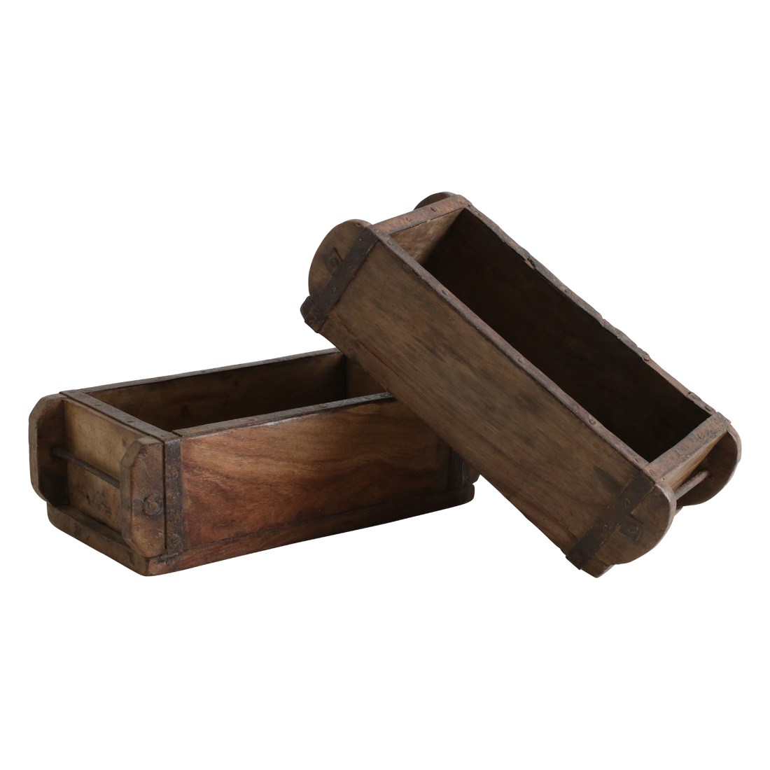 Alte Ziegelform aus Altholz - Original Backsteinform 30x15x10 cm Landhausstil