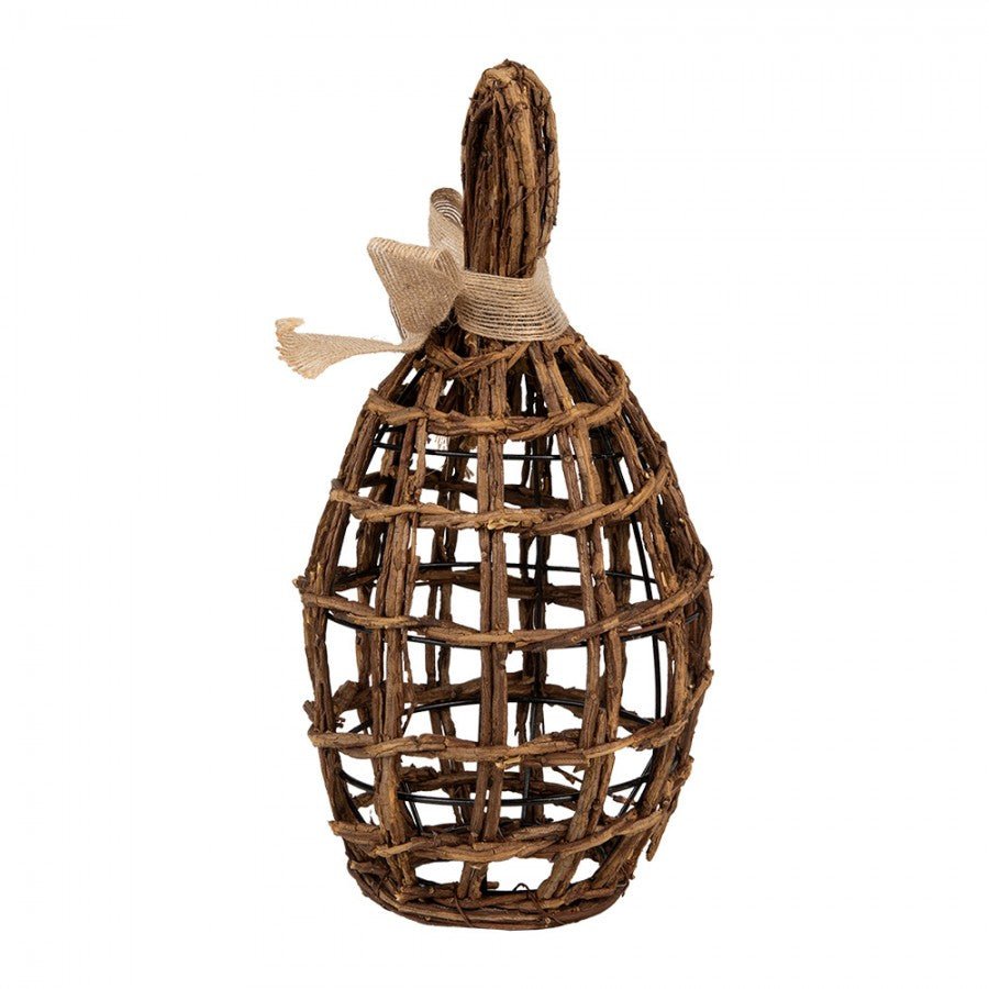 Deko Hase Ostern Braun Rattan - Osterdeko Figur Frühling Landhaus {{ Shabby Chic und Landhaus Deko }} {{ www.Stein-Alt.de }}