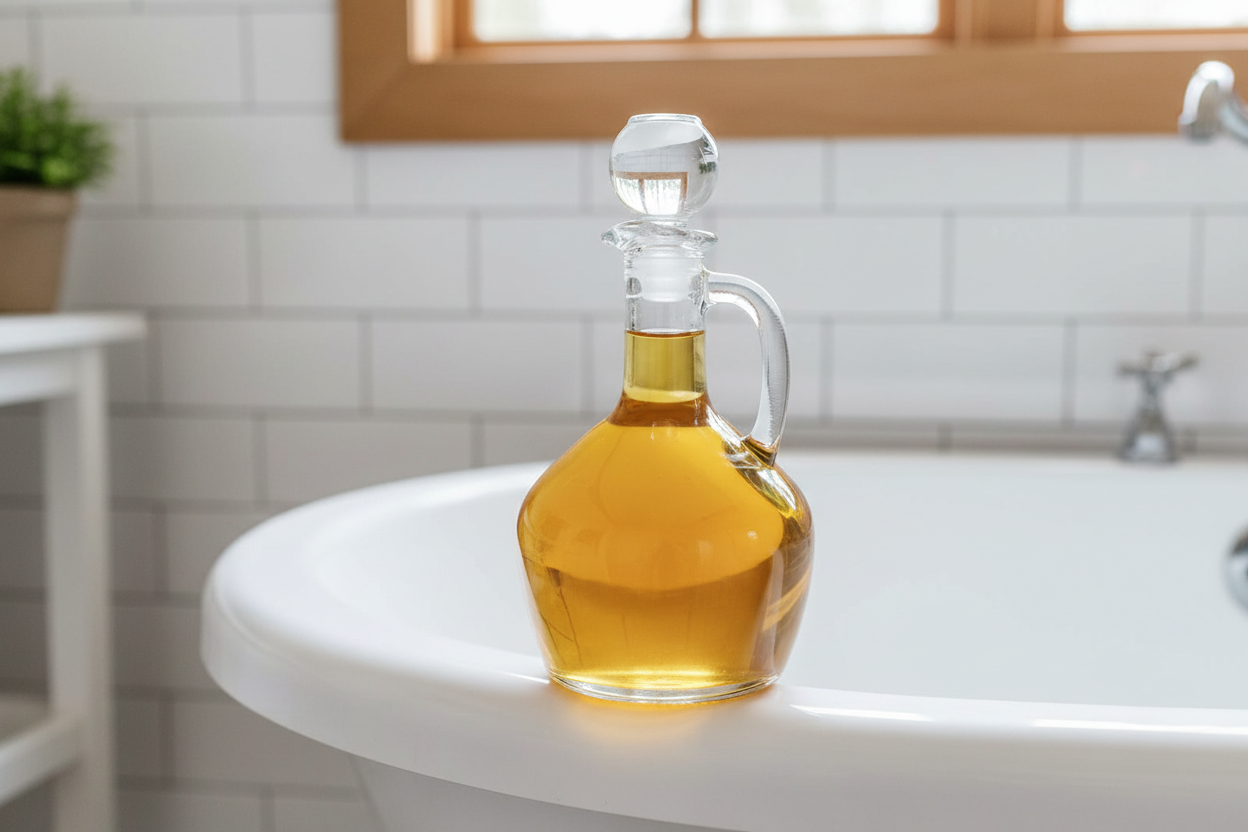 Dekorative Glasflasche mit Stopfen & Ausguss 175ml - Vintage Stil