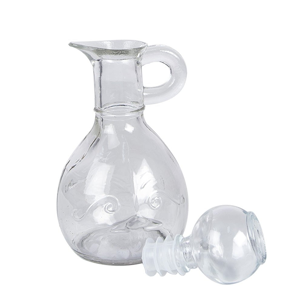 Glasflasche mit Stopfen & Ausguss – Vintage Deko, 175 ml & 400 ml 175 ml {{ Shabby Chic und Landhaus Deko }} {{ www.Stein-Alt.de }}