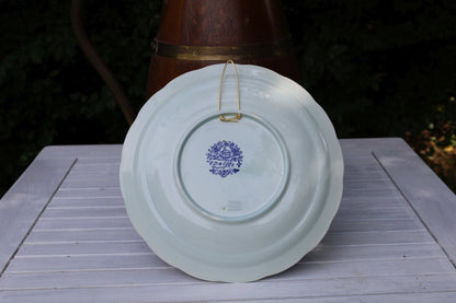 Zierteller Delfter Keramik Teller mit Windmühle - Original Delft Blau-Weiß Ø 30 cm Shabby Chic und Landhaus Deko bei www.Stein-Alt.de