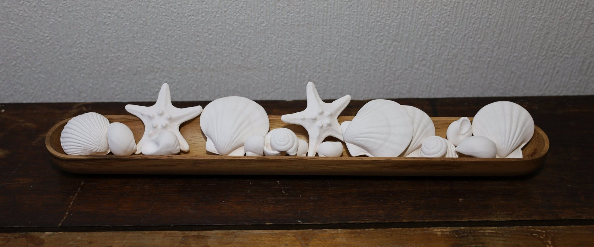 Duftsteine aus Porzellan ( Seesterne und Muscheln) für Ätherische Öle {{ Shabby Chic und Landhaus Deko }} {{ www.Stein-Alt.de }}