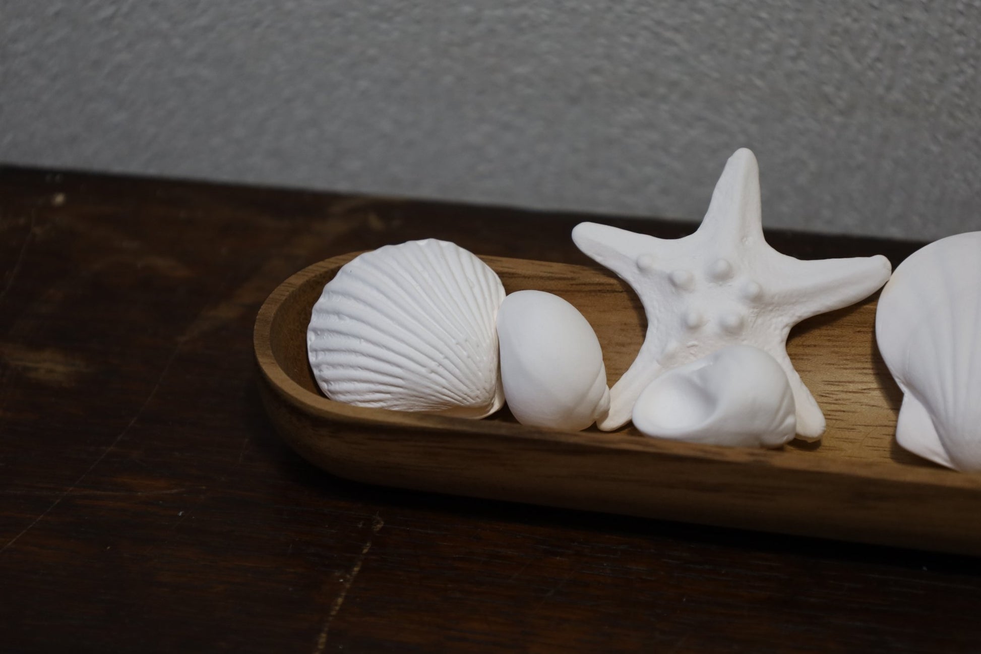 Duftsteine aus Porzellan ( Seesterne und Muscheln) für Ätherische Öle {{ Shabby Chic und Landhaus Deko }} {{ www.Stein-Alt.de }}