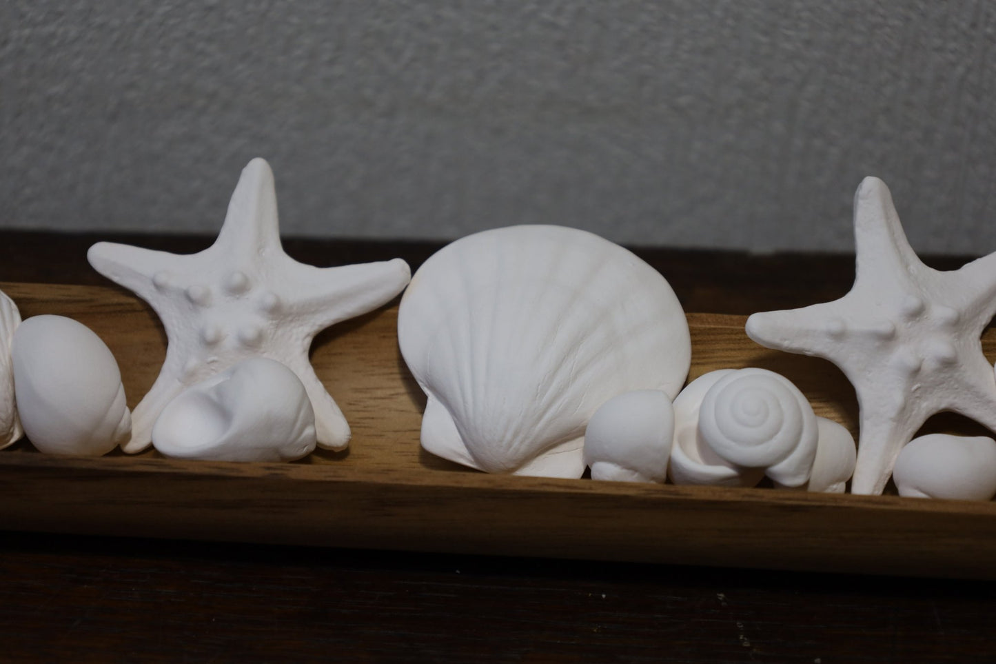 Duftsteine aus Porzellan ( Seesterne und Muscheln) für Ätherische Öle {{ Shabby Chic und Landhaus Deko }} {{ www.Stein-Alt.de }}