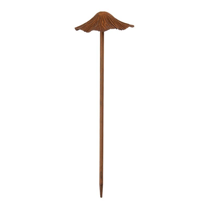 Gartendeko Edelrost Stecker Pilz Metall Braun Landhausstil Gartendeko Ø 12 x 40 cm Clayre & Eef Shabby Chic und Landhaus Deko bei www.Stein-Alt.de