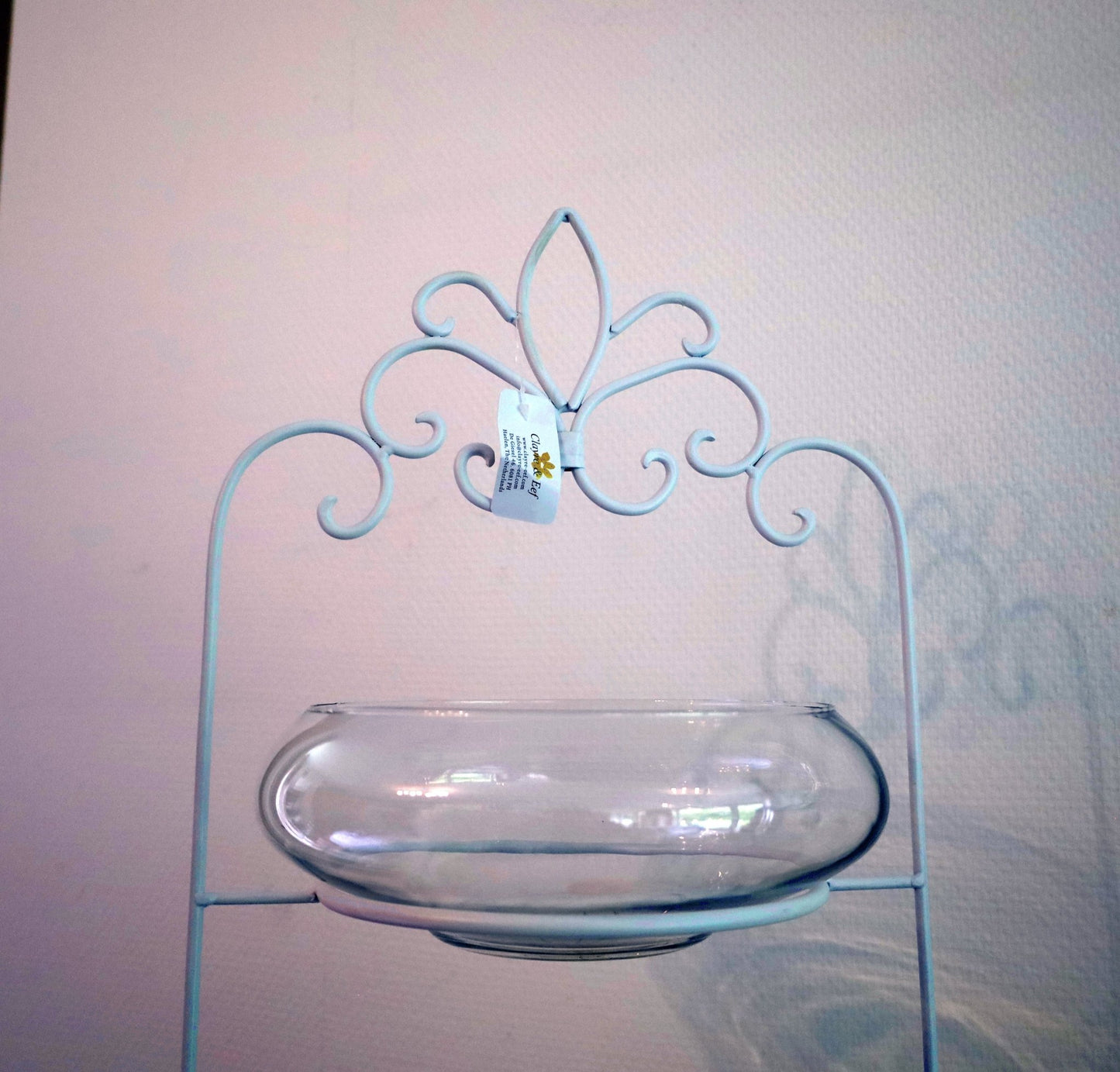 Etagere Weiß Metall Landhausstil - Tellerständer & Obstablage {{ Shabby Chic und Landhaus Deko }} {{ www.Stein-Alt.de }}