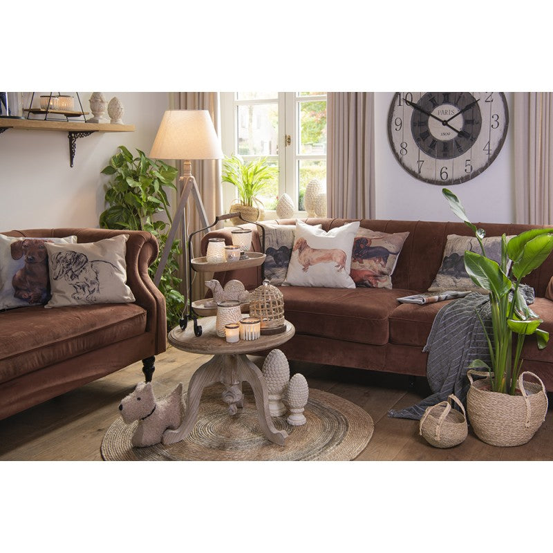 Pinienzapfen Terracotta - Garten-Deko Landhausstil für Balkon & Garten