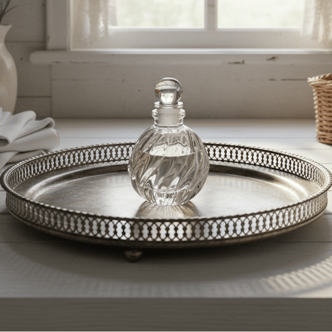 Fläschchen, kleine Flasche aus Glas mit Stopfen, verschiedene Formen {{ Shabby Chic und Landhaus Deko }} {{ www.Stein-Alt.de }}