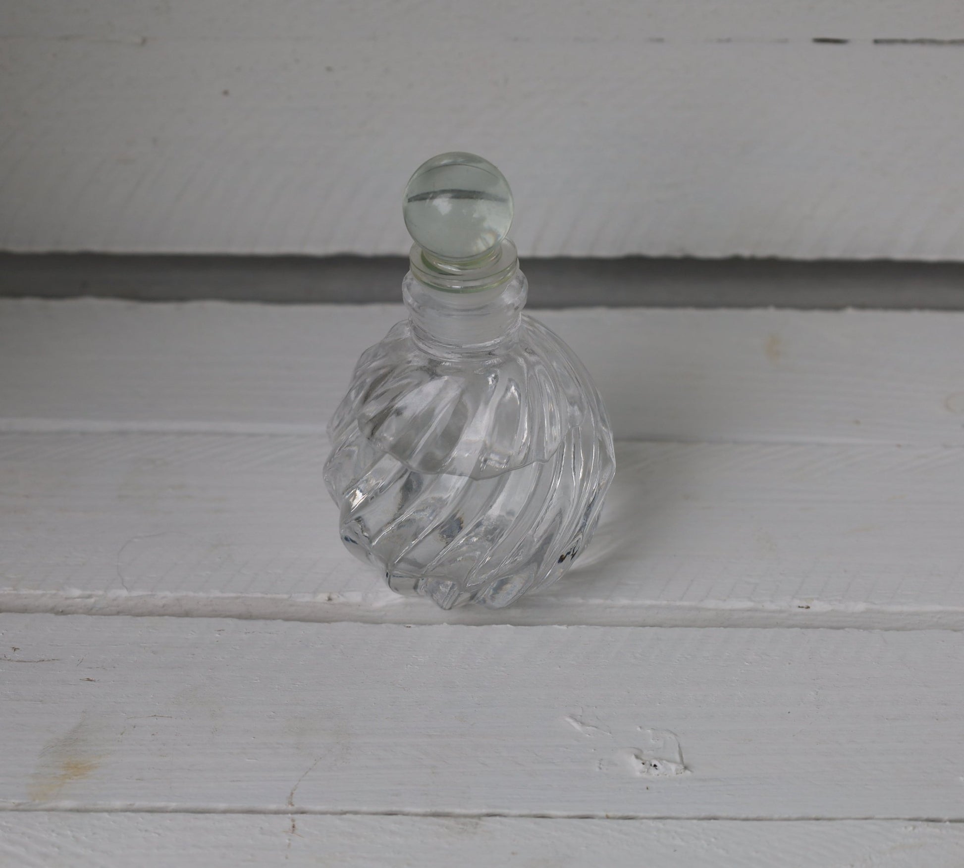 Fläschchen, kleine Flasche aus Glas mit Stopfen, verschiedene Formen {{ Shabby Chic und Landhaus Deko }} {{ www.Stein-Alt.de }}