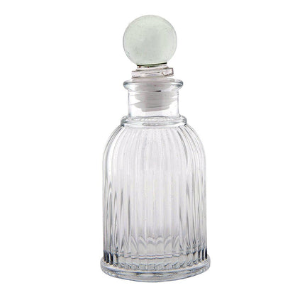 Fläschchen / Flasche Fläschchen, kleine Flasche aus Glas mit Stopfen, verschiedene Formen Zylinder Shabby Chic und Landhaus Deko bei www.Stein-Alt.de