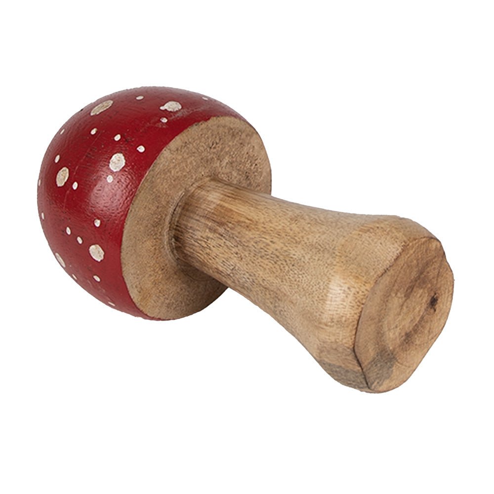 Fliegenpilz Deko aus Holz – Herbstliche Dekoration Rot-Weiß {{ Shabby Chic und Landhaus Deko }} {{ www.Stein-Alt.de }}