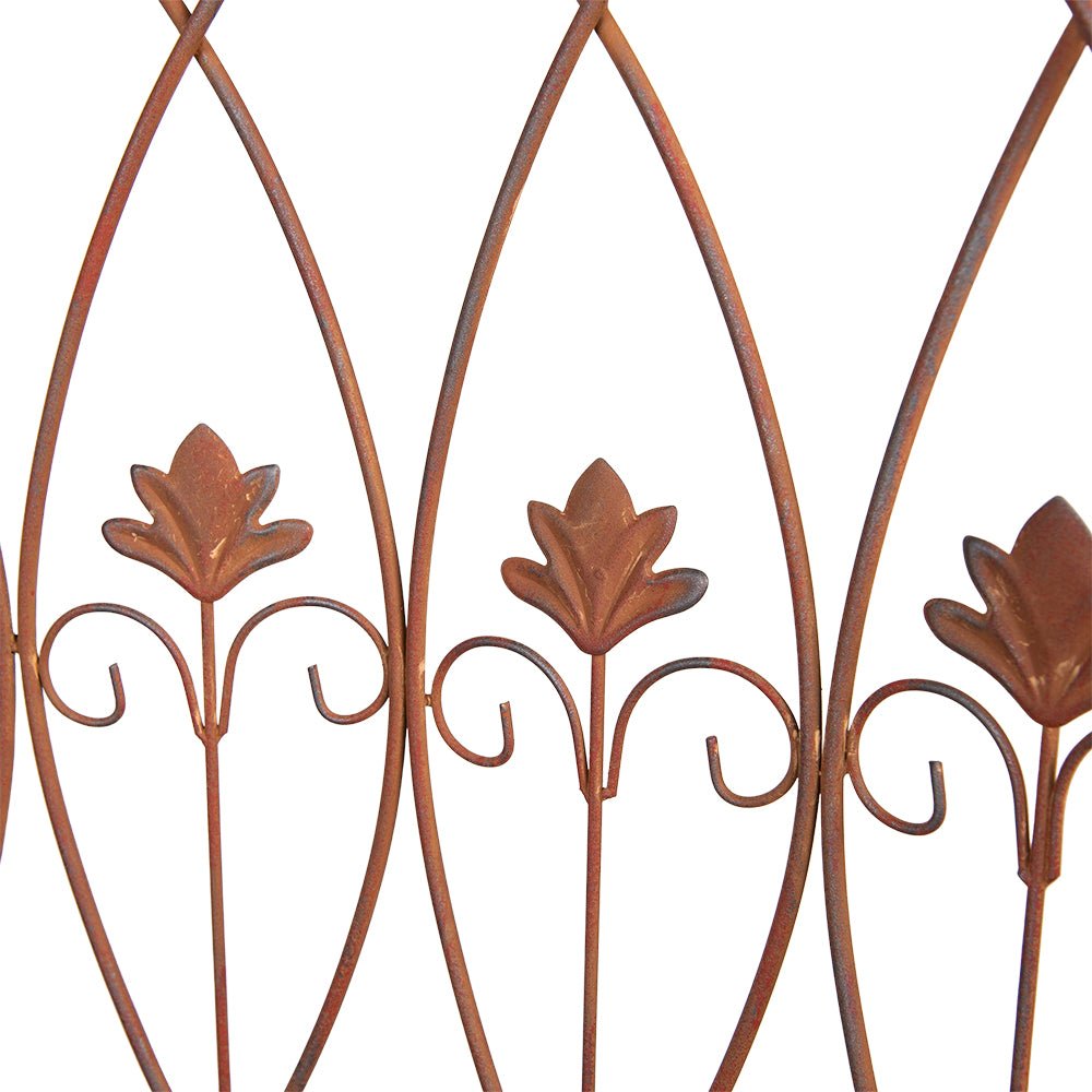 Gartenbank Eisen Edelrost – Romantischer Landhausstil | Clayre & Eef {{ Shabby Chic und Landhaus Deko }} {{ www.Stein-Alt.de }}