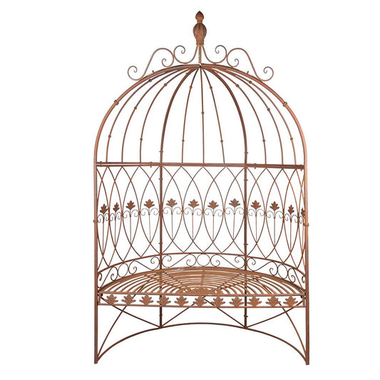 Gartenbank Eisen Edelrost – Romantischer Landhausstil | Clayre & Eef {{ Shabby Chic und Landhaus Deko }} {{ www.Stein-Alt.de }}