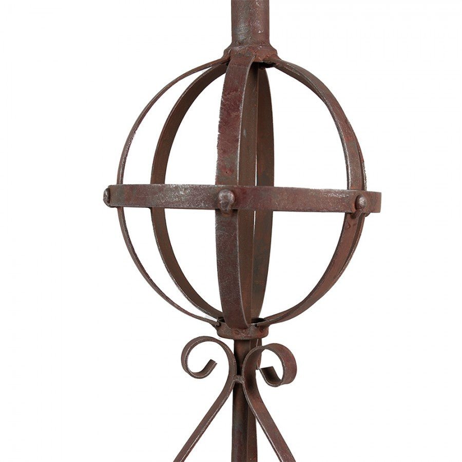 Gartendeko Obelisk Eisen Braun | Vintage Rankhilfe Shabby Chic ×16×61 cm {{ Shabby Chic und Landhaus Deko }} {{ www.Stein-Alt.de }}