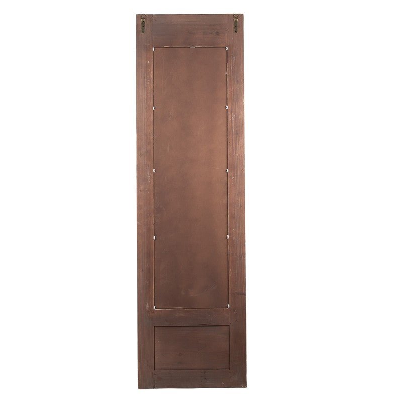 Großer Ganzkörperspiegel – Beige/Grau, Holzrahmen, 50x172 cm {{ Shabby Chic und Landhaus Deko }} {{ www.Stein-Alt.de }}
