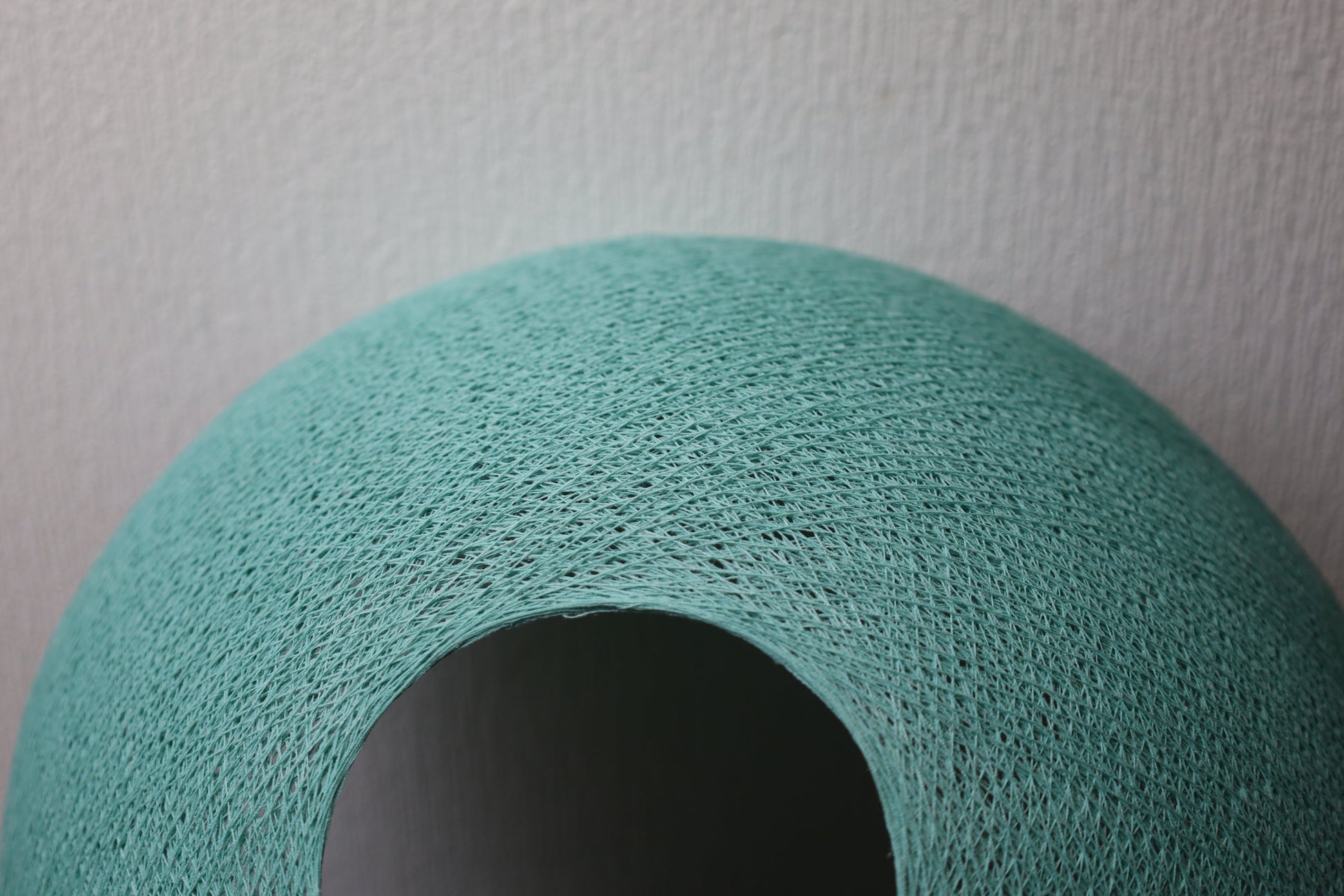 Hängeleuchte Blau-Grün Ø 31 cm | Cottonball Pendelleuchte – Cotton Ball Lights {{ Shabby Chic und Landhaus Deko }} {{ www.Stein-Alt.de }}