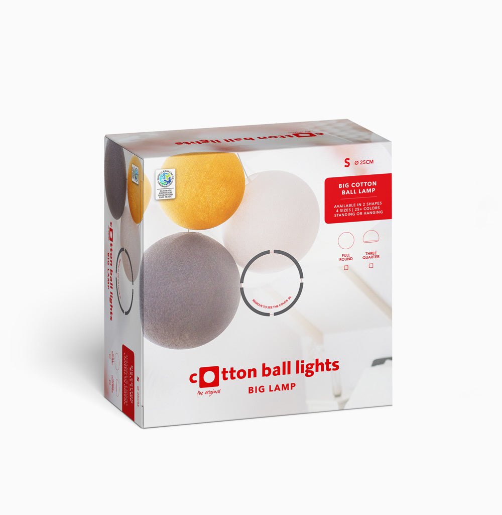 Hängeleuchte Grün Ø 31 cm | Cottonball Deckenleuchte – Cotton Ball Lights {{ Shabby Chic und Landhaus Deko }} {{ www.Stein-Alt.de }}