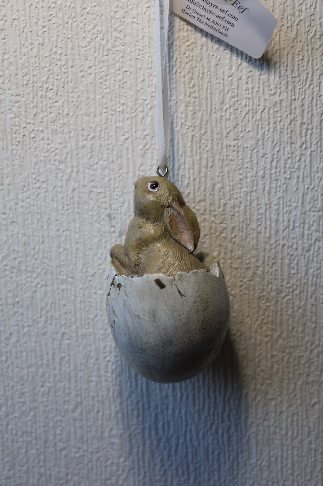Häschen-Anhänger Ostern Braun 3er Set - Osterdeko Landhausstil {{ Shabby Chic und Landhaus Deko }} {{ www.Stein-Alt.de }}