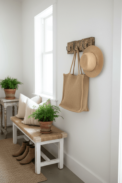 Hakenleiste Hakenleiste Altholz Upcycling – Wandhaken Landhausstil Stein-Alt Shabby Chic und Landhaus Deko bei www.Stein-Alt.de