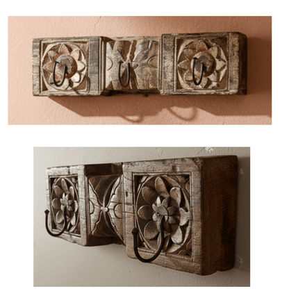Hakenleiste Hakenleiste Altholz Upcycling – Wandhaken Landhausstil Stein-Alt Shabby Chic und Landhaus Deko bei www.Stein-Alt.de