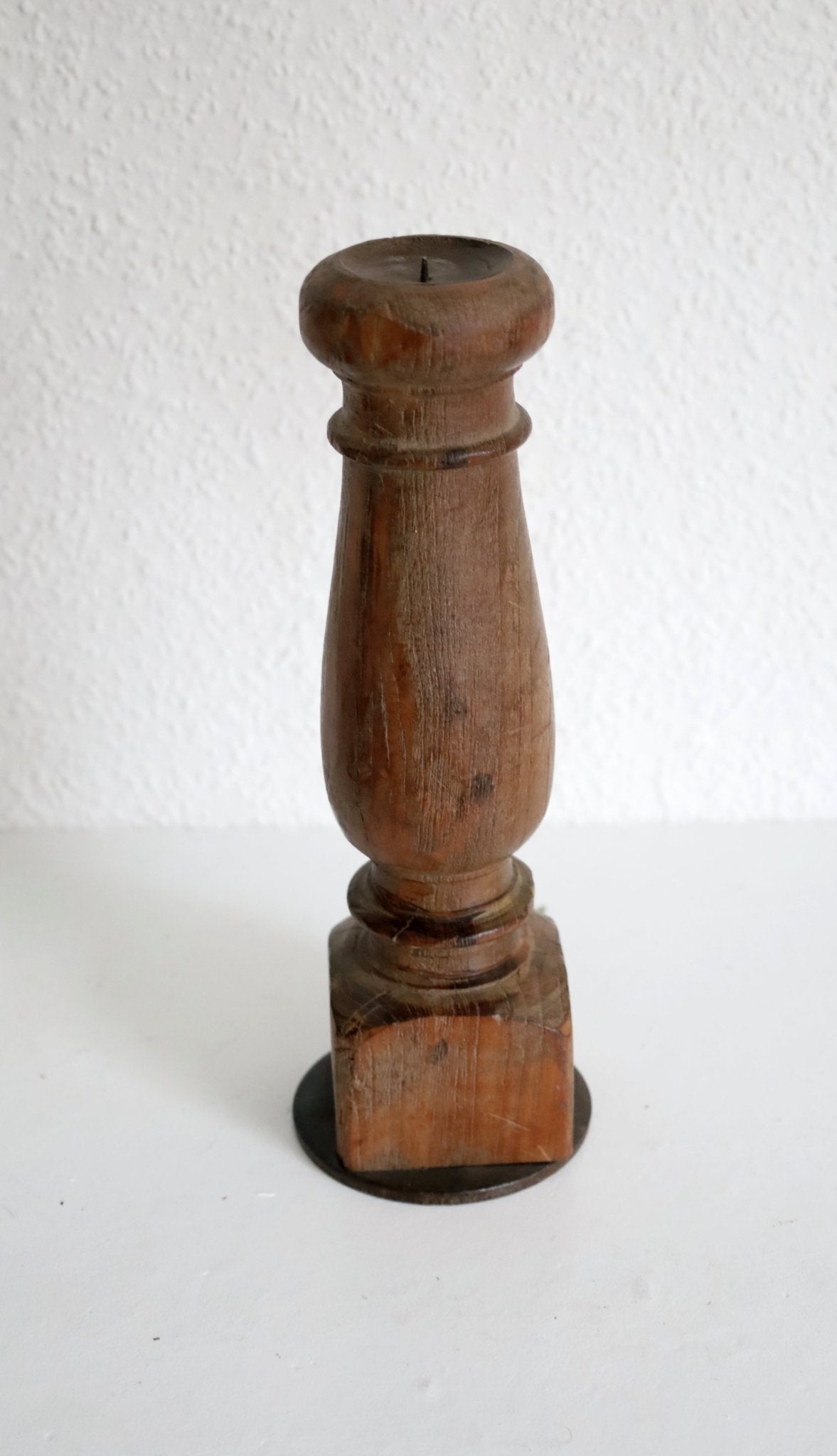 Kerzenständer aus Altholz - Unikat Shabby Chic Landhausstil {{ Shabby Chic und Landhaus Deko }} {{ www.Stein-Alt.de }}