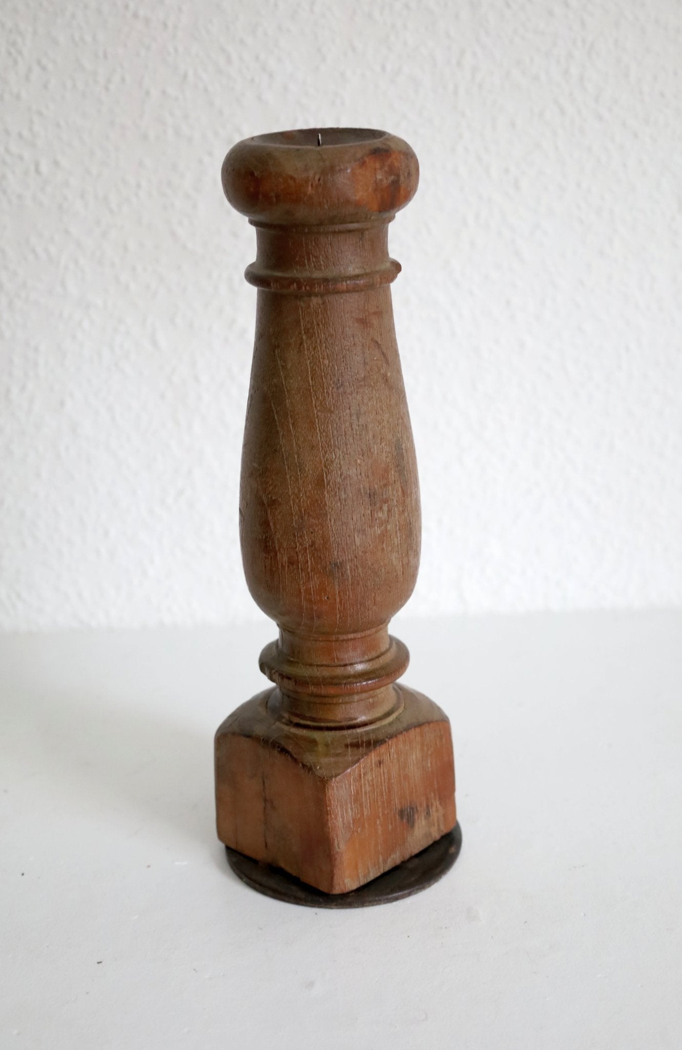 Kerzenständer aus Altholz - Unikat Shabby Chic Landhausstil {{ Shabby Chic und Landhaus Deko }} {{ www.Stein-Alt.de }}